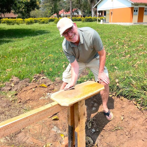 Building the seesaw from locally available wood